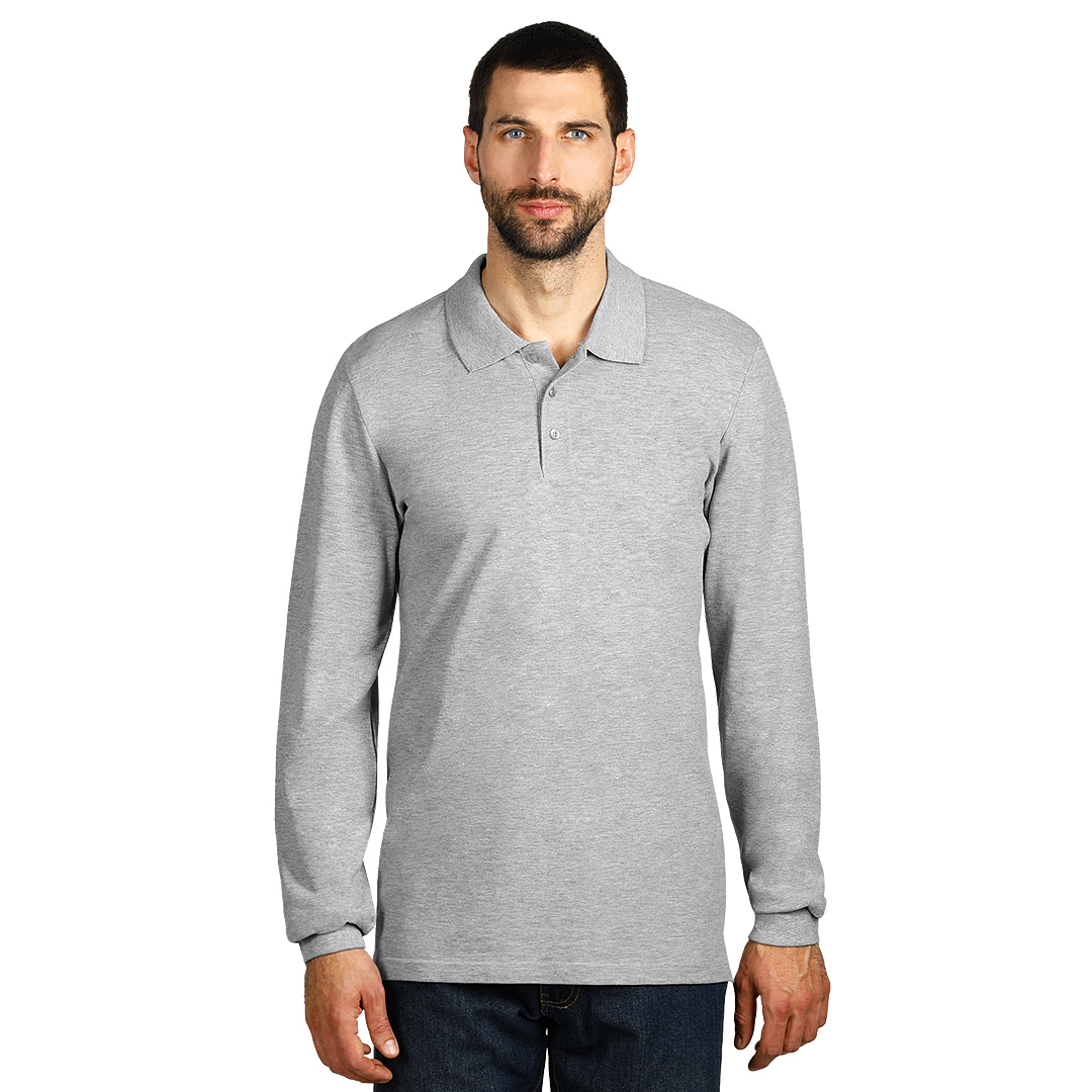 Langarm-Poloshirt, 200 g/m2