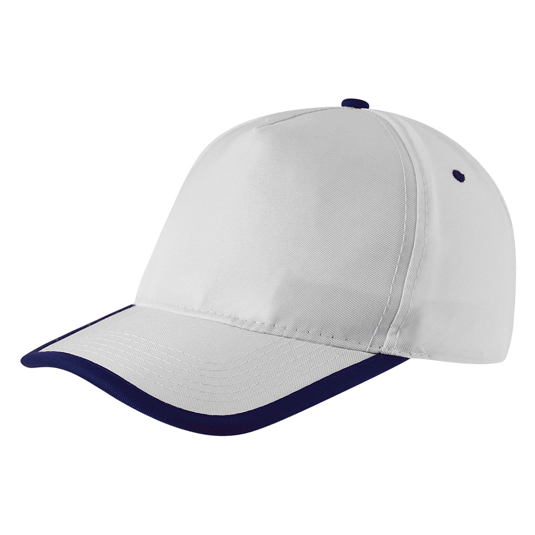 Cap mit fünf panels, klettverschluss